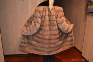 Продам новую норковую шубу с соболем #843935