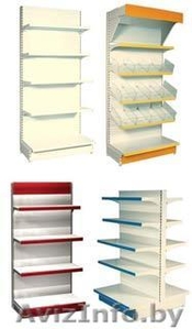 Распродажа торговых металлических стеллажей  #834542