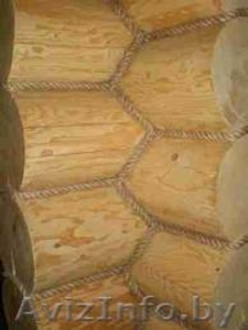 Мы осуществим для вас конопатку: – Срубов домов и бань;  – Домов и бань из бруса;  #849111