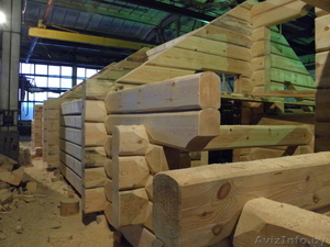 Деревянные дома ручной рубки из отборной карельской сосны по канадской и норвежс #849095