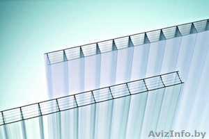 Продам сотовый поликарбонат толщиной 4мм с УФ-защитой #848167