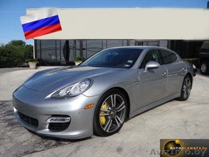 Porsche Panamera Turbo,  2010,  серебристый #870452