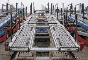 Полуприцеп платформа двухъярусная 