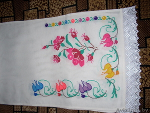 Вышитые крестом рушники #865792