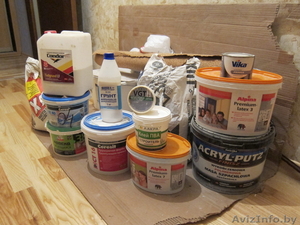 Остатки строительных смесей (грунтовки,  шпатлёвки и т д) #852932