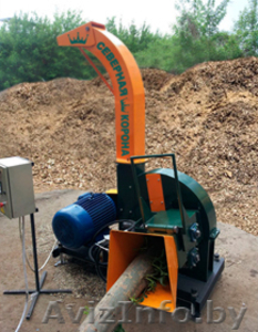 Измельчитель стволов,  горбыля,  рейки,  обзёла,  веток в щепу #862941