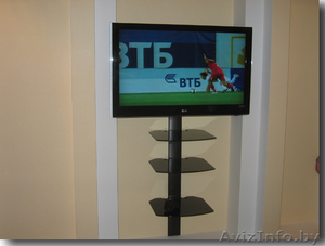 Навеска телевизоров,  разводка кабеля,  подключение аппаратуры. #852254