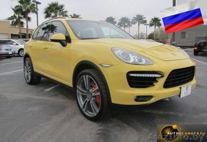 Porsche Cayenne Turbo,  2011,  желтый,  под заказ #883711