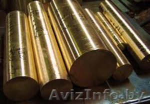 Пруток (круг) бронзовый БрХ,  БрОЦС,   БрАЖ,  БрАЖМц,  БрАЖН,  БрОФ и др. #875561