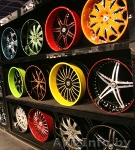 Высококачественная полимерная порошковая покраска дисков #882268