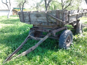 прицеп для трактора Белорус б/у самосвальный двуосный грузоподъемность 2-4 тонны #899585