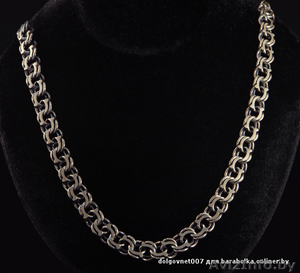 Серебряная цепочка и серебряный браслет #893186