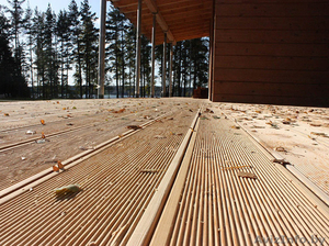 Доска пола, паркета,  террасы,  палубы,  строганая,  обрезная технической сушки из со #907428