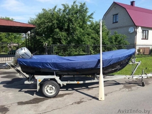 Стеклопластиковая моторно-весельная лодка 