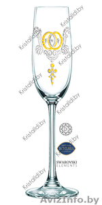 Свадебные бокалы SWAROVSKI по супер цене от производителя - ЖМИ! #916122