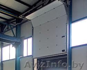 Ворота гаражные сэндвич панель. #918277