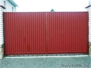 Ворота из профнастила #912461