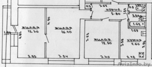 3-х комнатная квартира,  ул. Козлова д 58А. Торг.  #923113