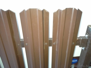 Металлический штакетник для ограждений. #946716