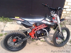 Кроссовый мотоцикл 125 см.куб. 4 передачи 17/14 дюймов колеса #963887