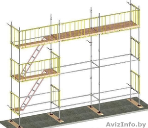 чашечные строительные леса #966229