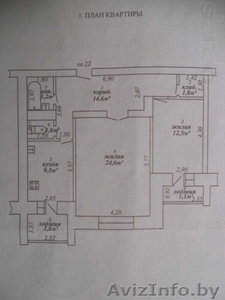 2-х комнатная квартира на Текстильном #964844