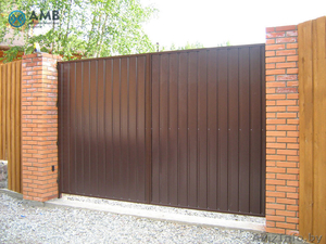 Ворота распашные,  калитки для вашего участка #952446