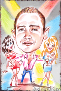 Оригинальные подарки - портреты,  шаржи по фотографии #974540