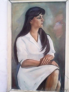 картины холст масло 80-ые годы 20-го века #984315