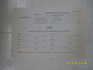 Командировочное удостоверение, чистое #977934