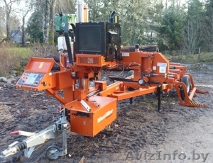 Распиловка леса  мобильной пилорамой Wood-Mizer,  380В с выездом к заказчику. Мин #984717