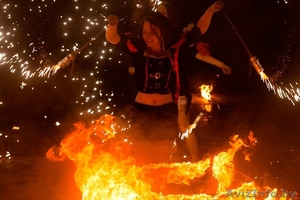  Огненное шоу,  неоновое шоу #971643