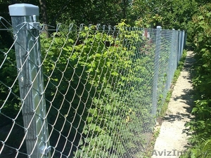 Заборы из сетки-рабицы под ключ #600489