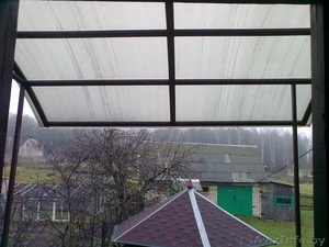 Навесы,  козырьки из поликарбоната #1000075