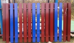 Оцинкованный забор из мет. штакетника без сварки! НОВИНКА!  #678583