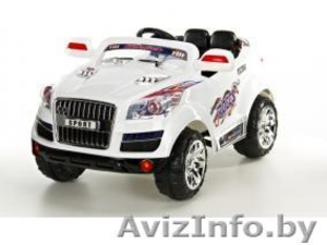 Детский электромобиль Audi Q7 (2 двигателя,  аккумулятор 12V,  MP3 #997504