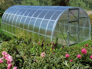 Теплица под поликарбонат ECO 10x3x2 (Комплект: каркас+ ПОЛИКАРБОНАТ)+ ПОДАРОК Те #994640