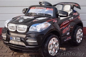 Детский электромобиль BMW X6 (X8) (2 двигателя,  2 аккумулятора,  радиоуправление,  #997513
