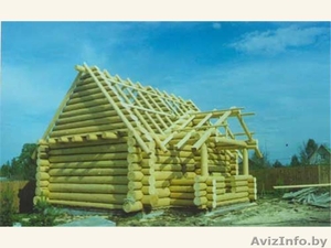 Сруб бани, сосна зимний лес.ВНИМАНИЕ скидка 20% на лес при заказе сруба  #1006622