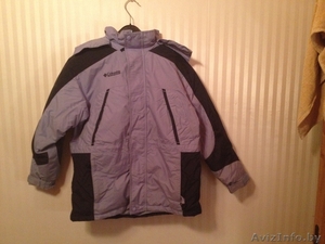 Куртка на пуху Коламбия на ребенка 10-12 лет рост 140 см #1006102