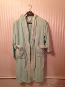 Продам халат бирюзовый махровый,  немного б/у #1006084