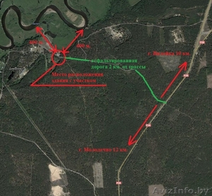 Продается здание с участком в 1 Га под базу отдыха или агротуризм #1015278