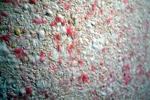 Отделка стен. Жидкие обои #1001434