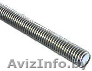 Шпилька резьбовая оцинкованная DIN 975 В наличии,  класс прочности 4, 6 в Минске #1025910