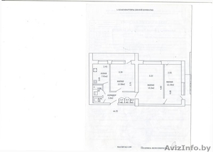 Владелец продаст трех комнатную квартиру #1026560