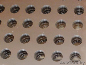 Лист черный стальной перфорированный #1045971