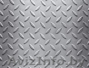 Лист рифлёный нержавеющий чечевица #1033794