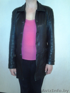 Кожаная куртка-пиджак #1031222