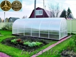 Теплица с поликарбонатом «Сибирская» 10-ти метровая плюс подарок #1047142