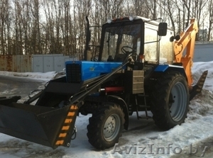 Аренда экскаватора-погрузчика на базе МТЗ82.1 с ковшом #1038517